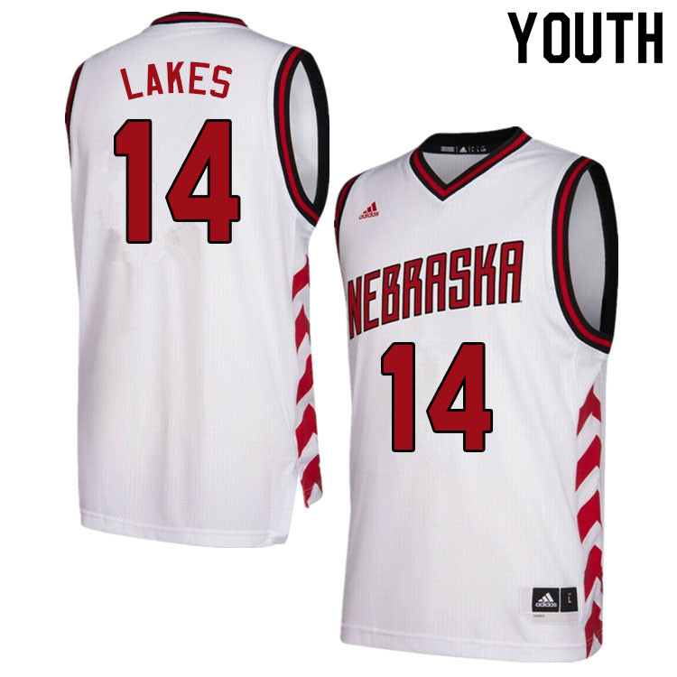 Youth #14 Trevor Lakes Nebraska Cornhuskers College Basketball Jerseys Sale-Hardwood Classics - Click Image to Close